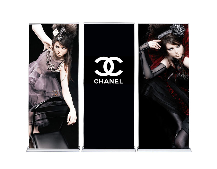 Retractable Banner Stand for Chanel