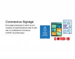 COVID-19 Coronavirus Signage